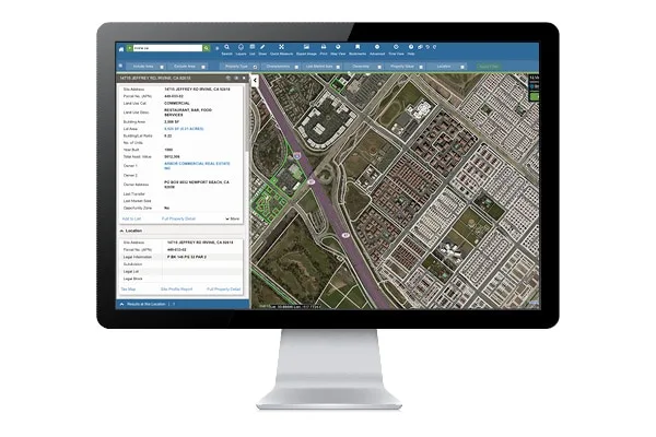 SmartParcels building characteristics listed for a single property.