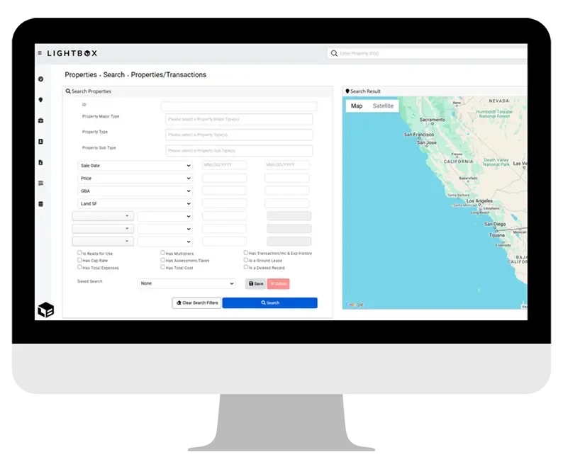 The Report Writer platform open in Microsoft Word beside its comparables database.