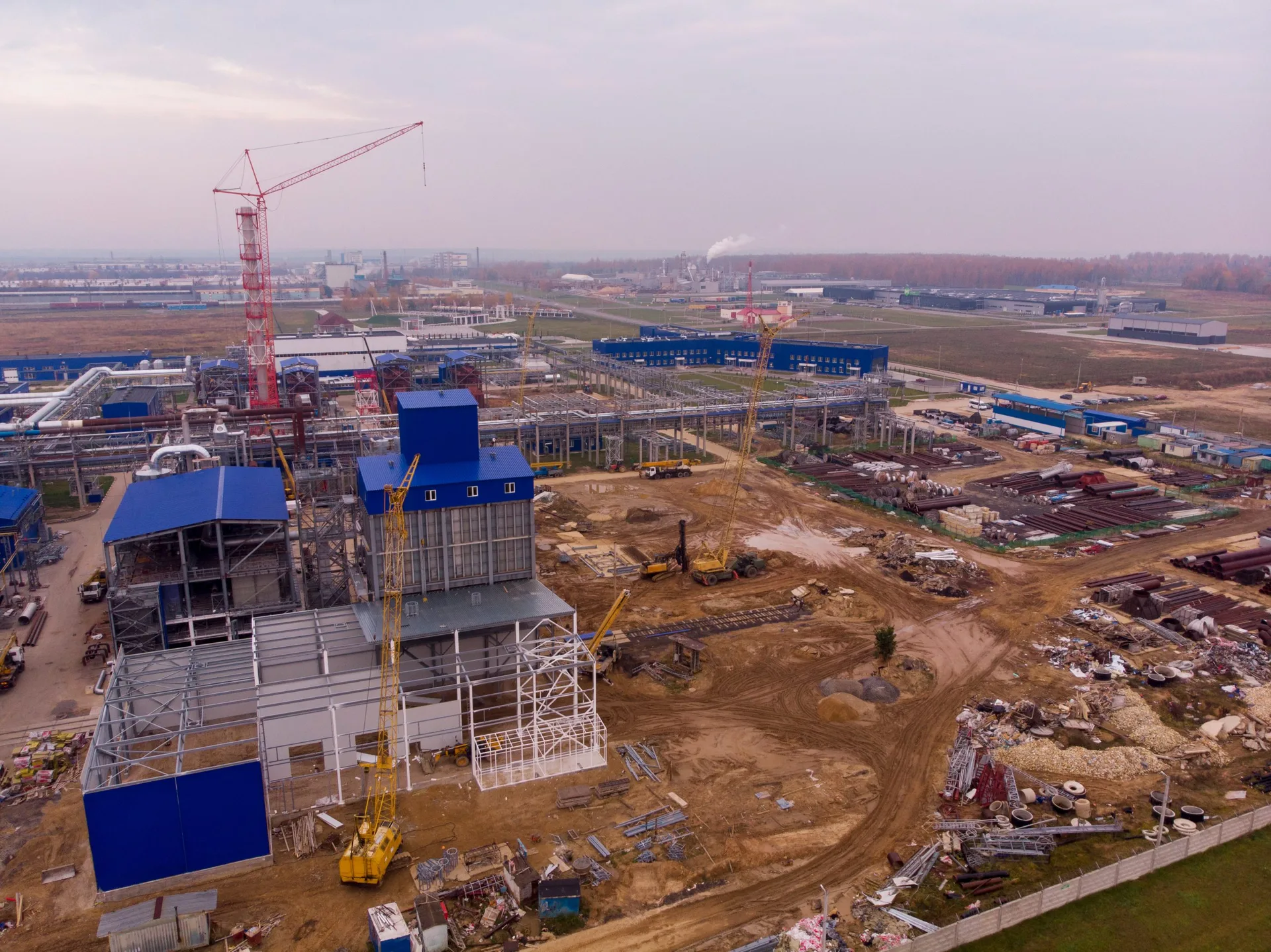 Construction,Of,A,Plant,For,The,Production,Of,Carbon,Black.