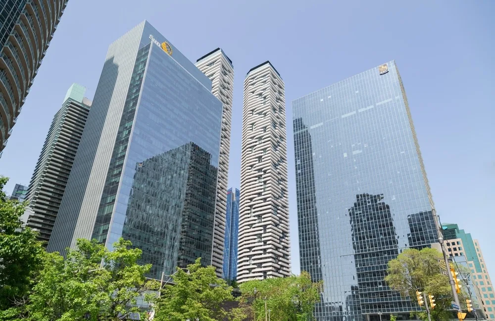 Toronto,ontario,canada,,May,27,2023,,View,Of,A,Modern,stylish,Residential,Condo,,Offices