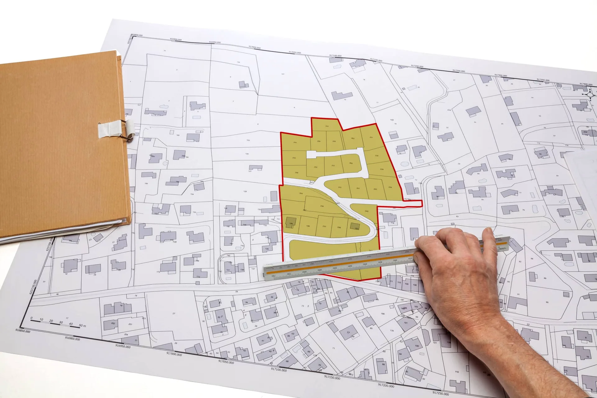 Town,Planning,And,Land,Use,Planning,-,Hand,Holding,A